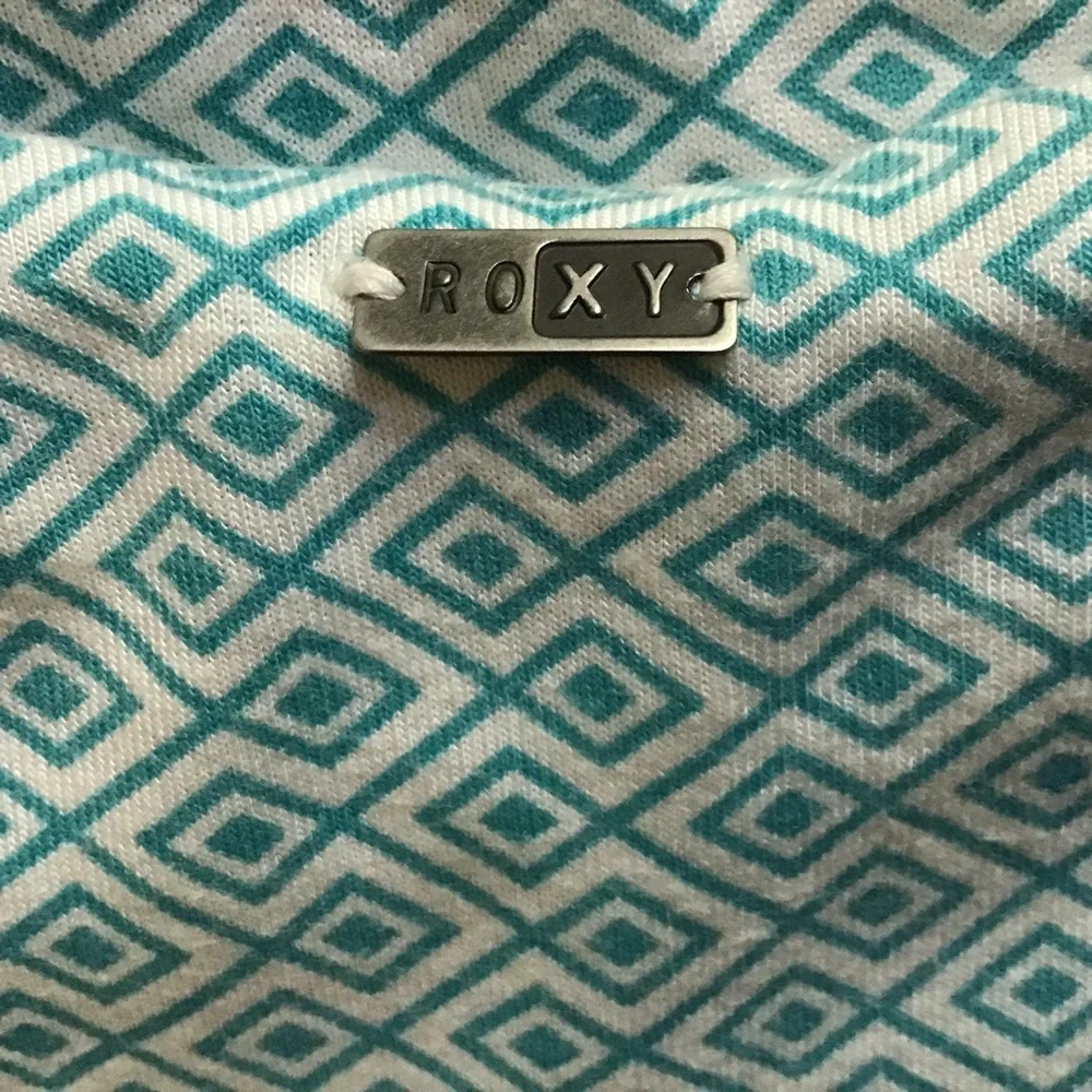 Roxy Teal Strapless Romper - Picture 3 of 8